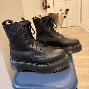 Dr. Martens Black Lace-Up Boots